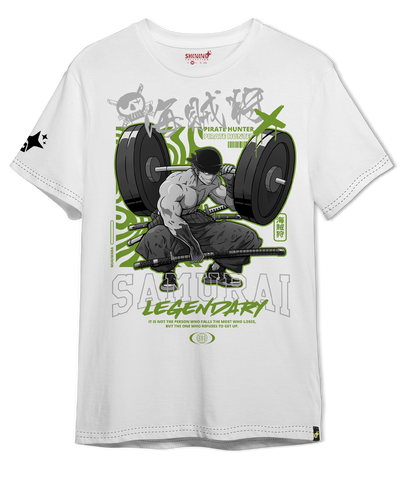 Polera Roronoa Zoro Gym - One Piece Oversized Long Fit Unisex