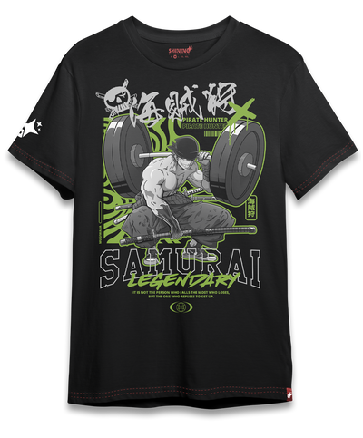 Polera Roronoa Zoro Gym - One Piece Oversized Long Fit Unisex