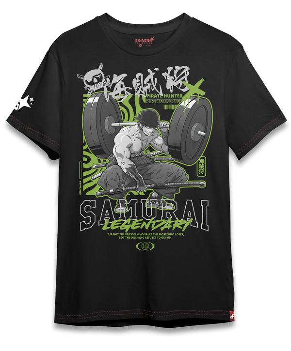 Polera Roronoa Zoro Gym - One Piece Oversized Long Fit Unisex