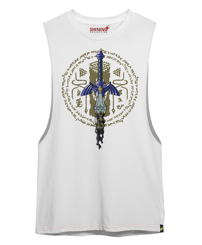 Polera de Zelda Espada Maestra Tears of the Kingdom Oversized Long Fit Unisex