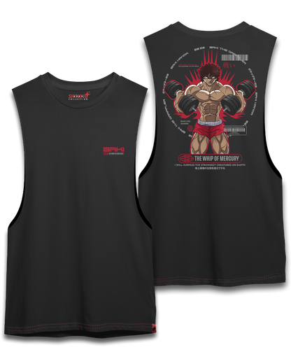 Polera Baki Hanma - Baki Gym Long Fit Unisex