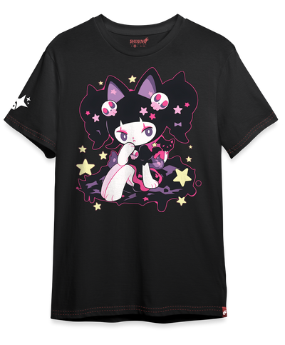 Polera KID - Kitty Kuromi  Oversized Long Fit Unisex
