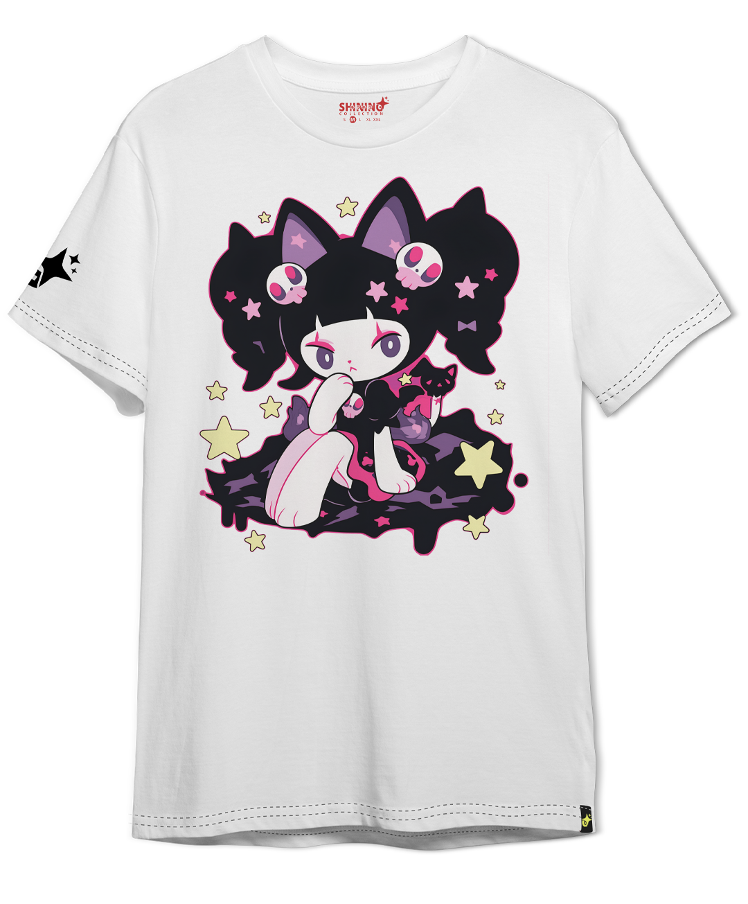 Polera KID - Kitty Kuromi  Oversized Long Fit Unisex
