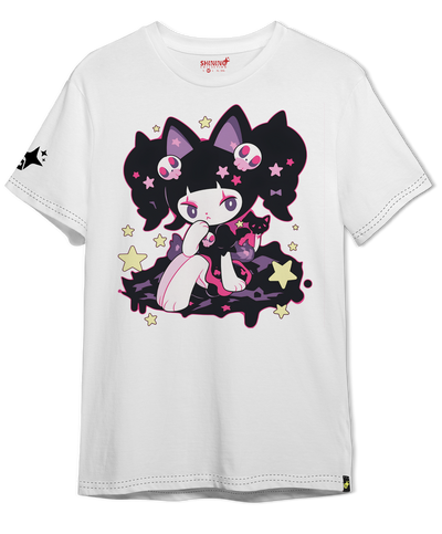 Polera KID - Kitty Kuromi  Oversized Long Fit Unisex