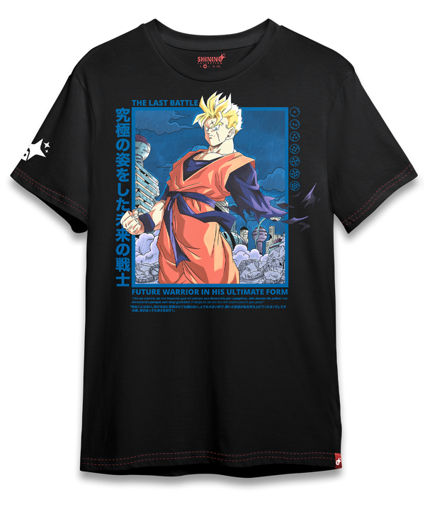 Polera Gohan del Futuro Dragon Ball Z Oversized Long Fit Unisex
