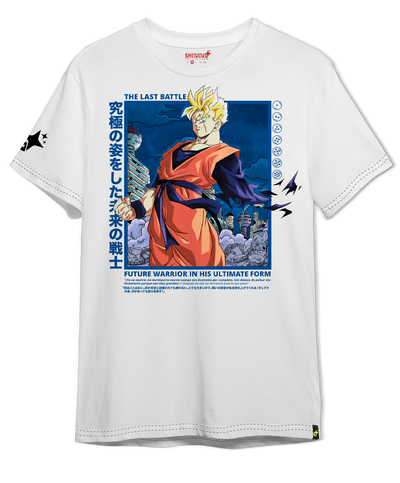 Polera Gohan del Futuro Dragon Ball Z Oversized Long Fit Unisex