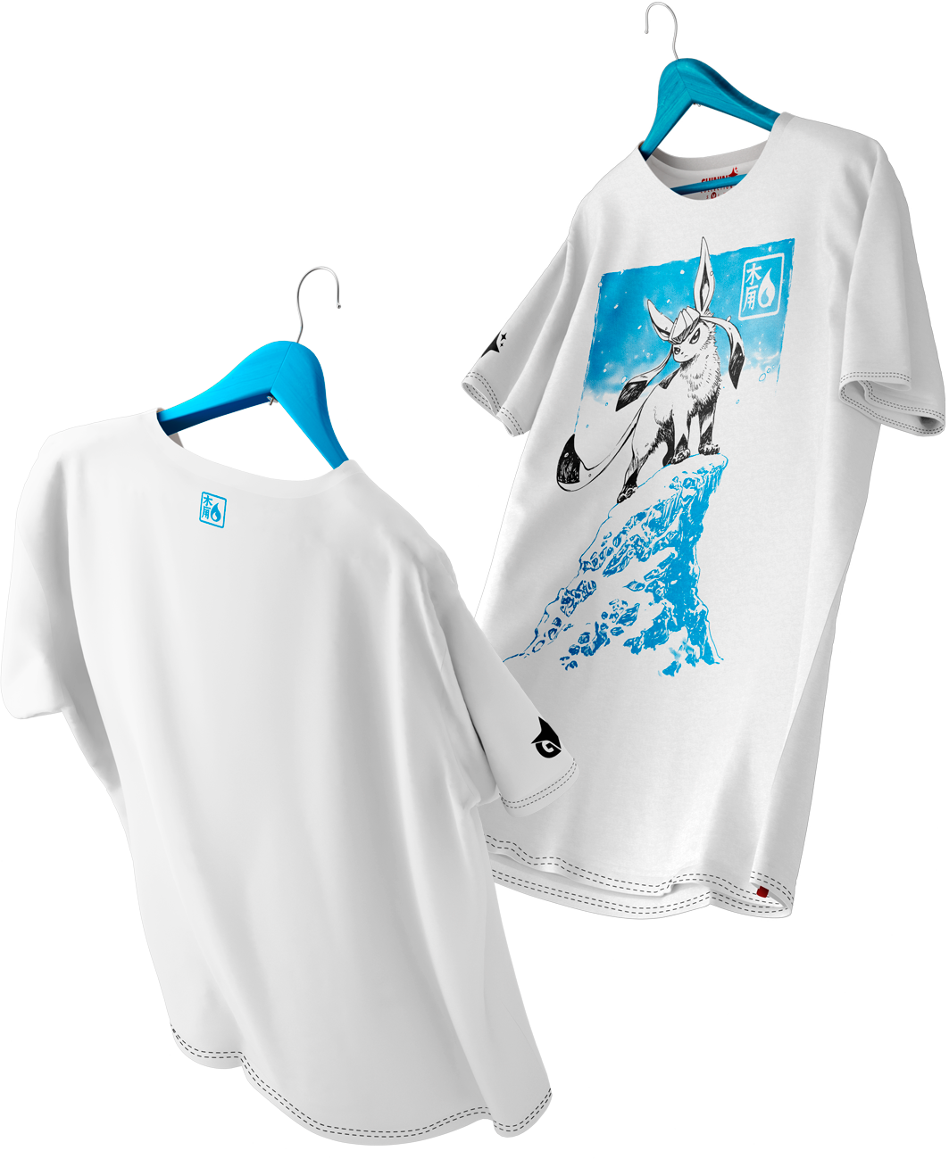 Polera Glaceon "Ice Spirit" – Oversized Long Fit Unisex