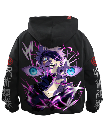Hoodie Saturo Gojo Full Art Oversized Unisex