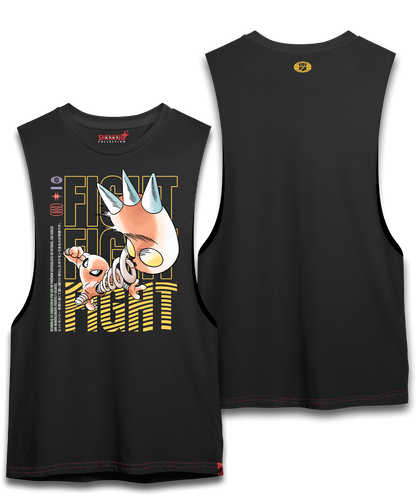 Polera HitmonLee Fight Pokemon Oversized Long Fit Unisex