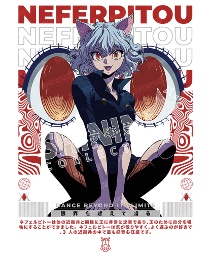 Polera Neferpitou - Hunter X - Oversized Long Fit Unisex