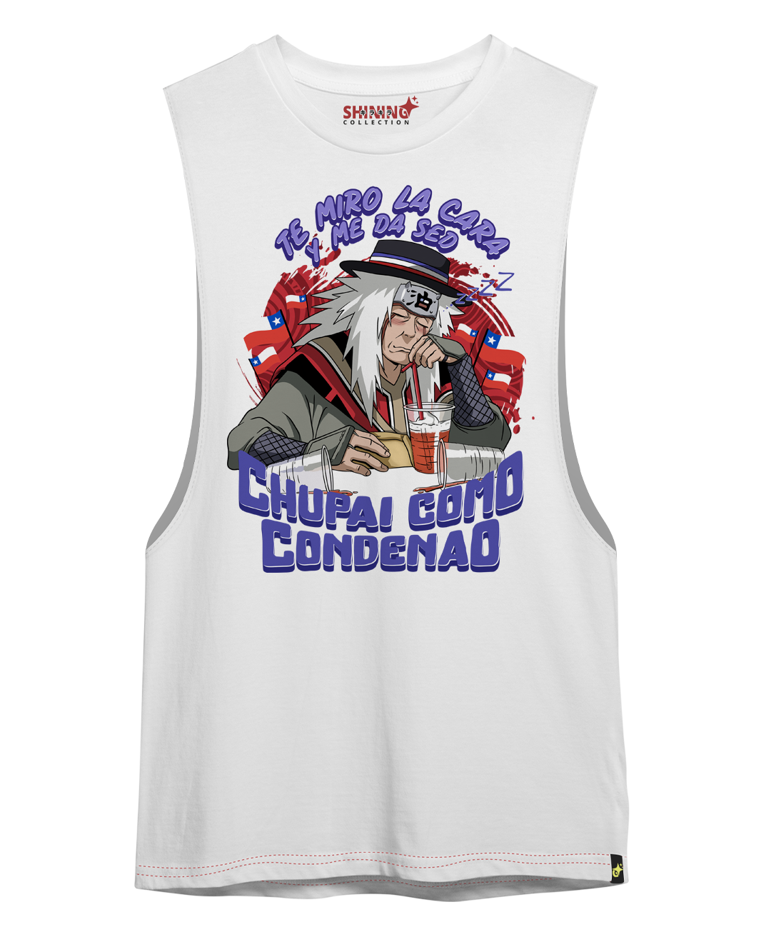 Polera Jiraiya Cuequero Chile – Oversized Long Fit Unisex