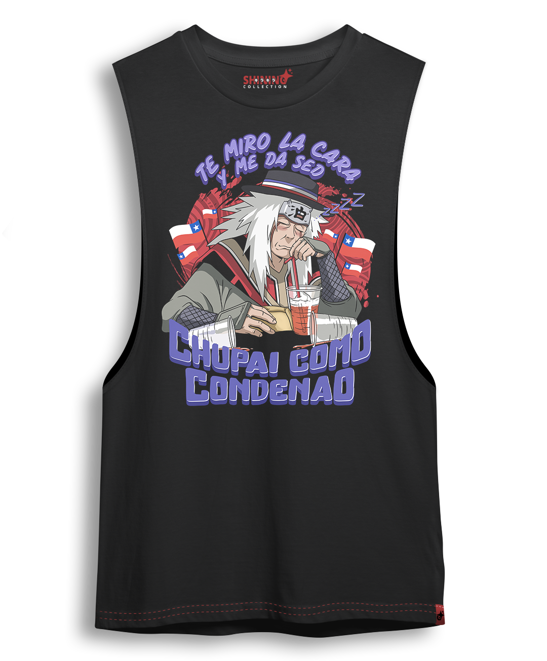 Polera Jiraiya Cuequero Chile – Oversized Long Fit Unisex