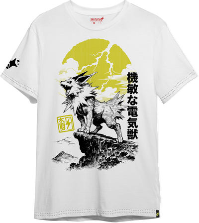 Polera Jolteon "Bestia del Trueno" – Oversized Long Fit Unisex