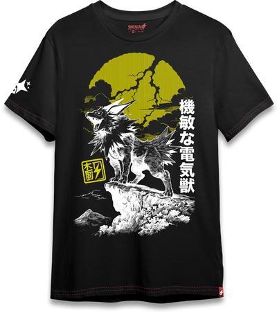 Polera Jolteon "Bestia del Trueno" – Oversized Long Fit Unisex
