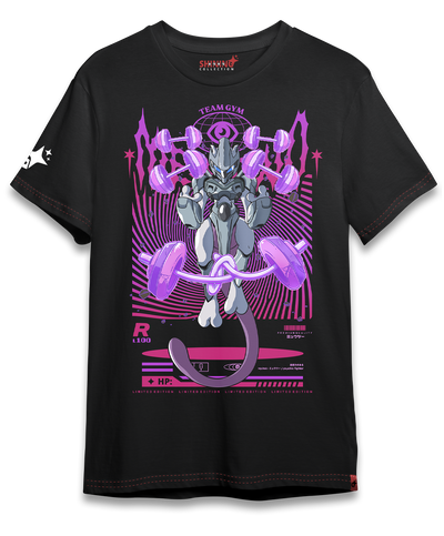 Polera Mewtwo Armored Gym - Pokemon Long Fit Unisex