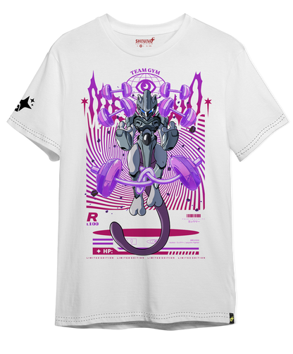 Polera Mewtwo Armored Gym - Pokemon Long Fit Unisex
