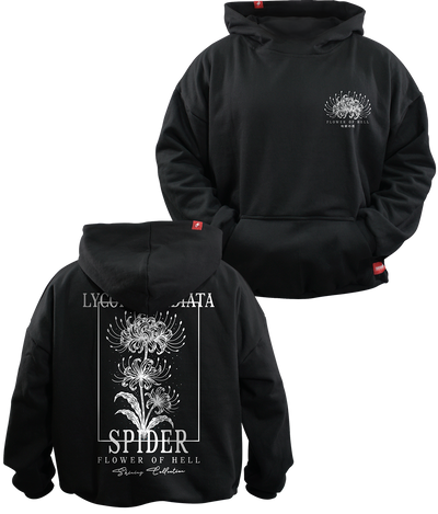 🌸 Hoodie Flor del Infierno - Lirio Oversize Unisex  🌸