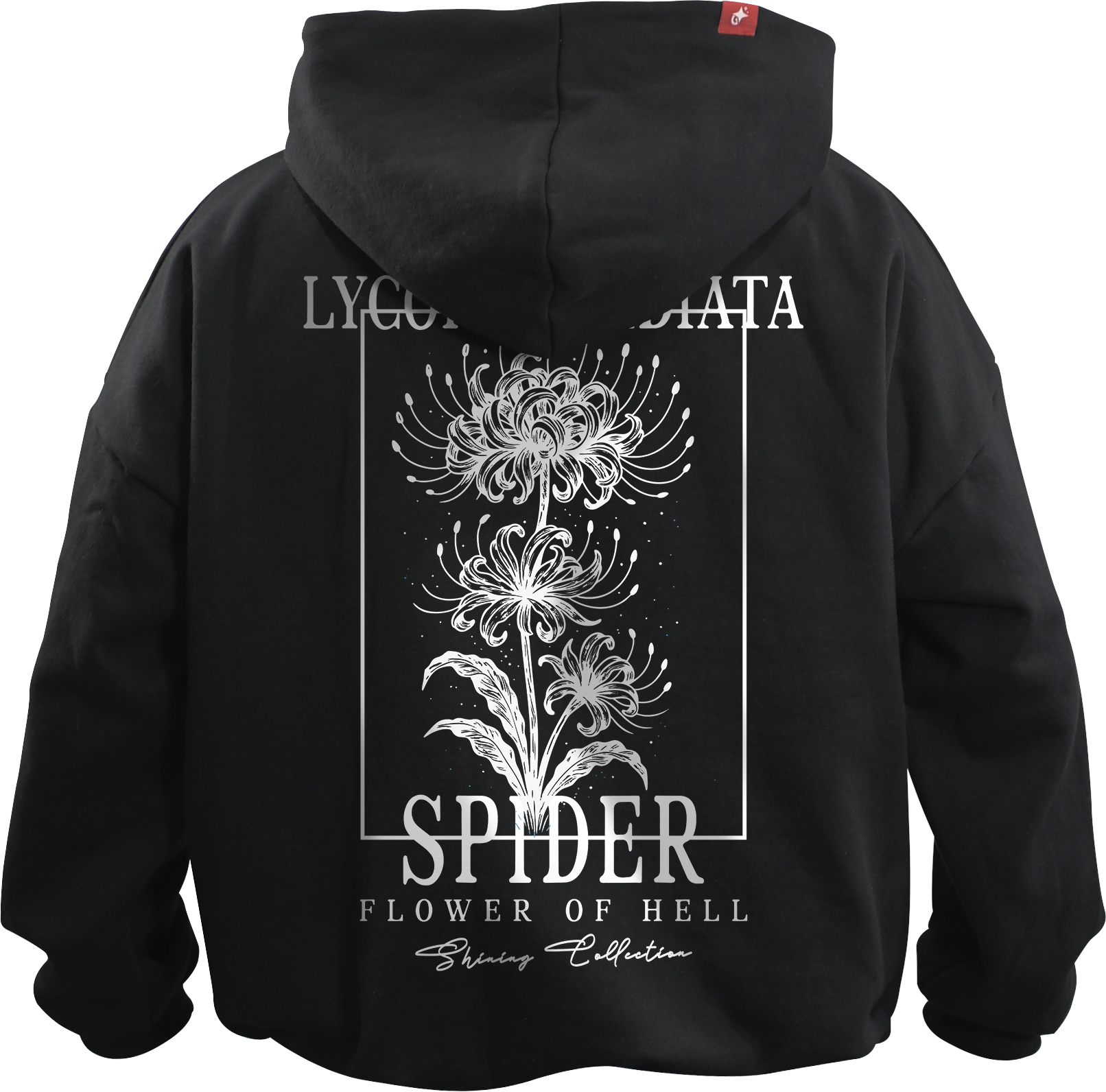🌸 Hoodie Flor del Infierno - Lirio Oversize Unisex  🌸