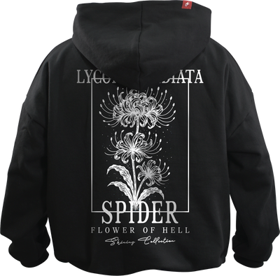 🌸 Hoodie Flor del Infierno - Lirio Oversize Unisex  🌸