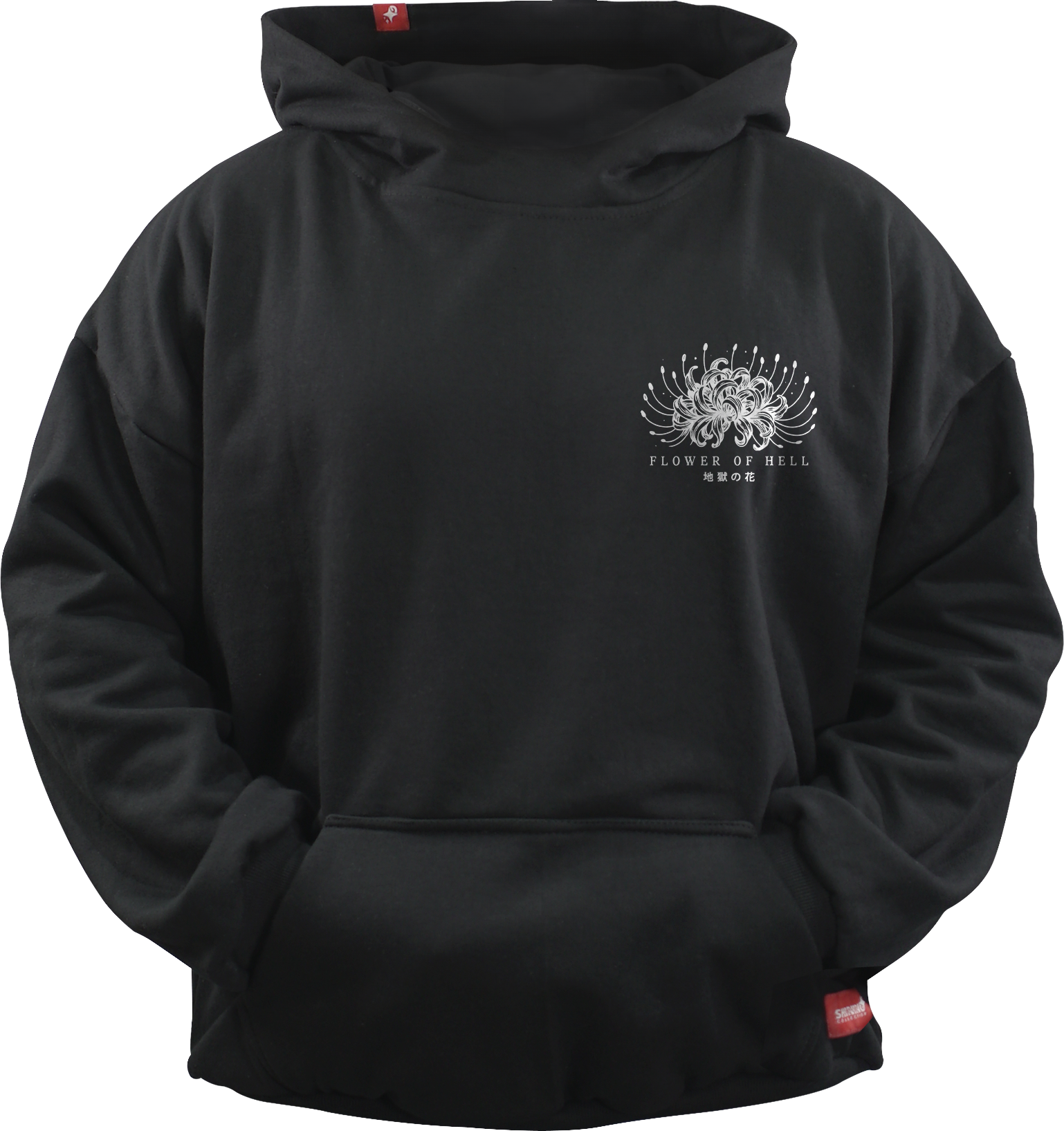 🌸 Hoodie Flor del Infierno - Lirio Oversize Unisex  🌸