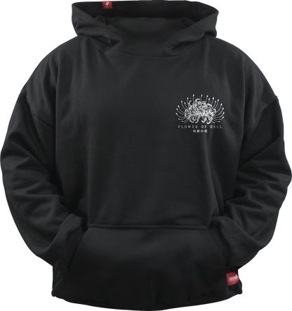 🌸 Hoodie Flor del Infierno - Lirio Oversize Unisex  🌸