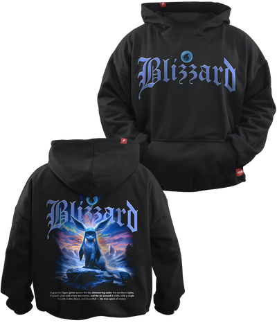 Hoodie Blizzard – Espíritu de Hielo - Oversized Unisex