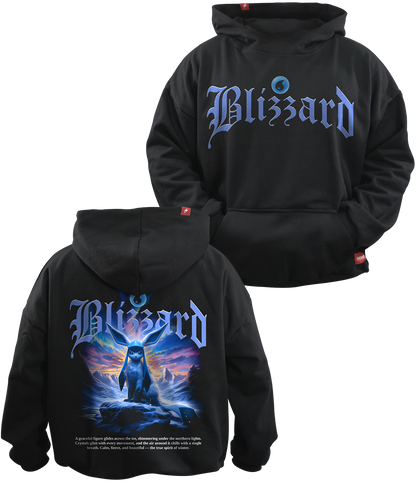 Hoodie Blizzard – Espíritu de Hielo - Oversized Unisex