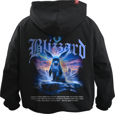 Hoodie Blizzard – Espíritu de Hielo - Oversized Unisex