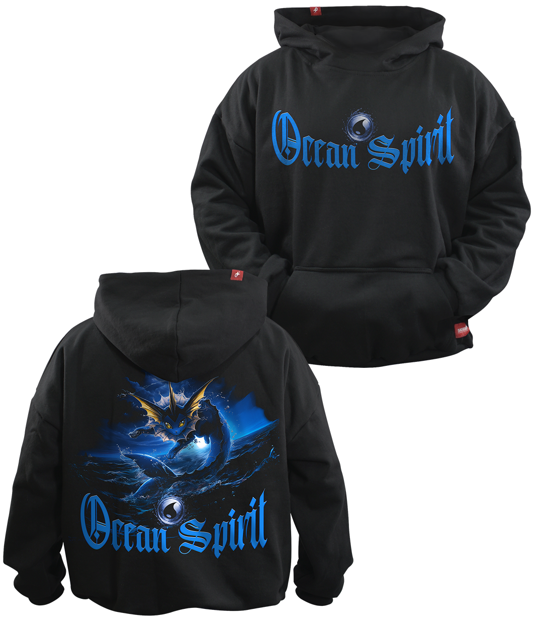 Hoodie Ocean Spirit  –  Oversized Unisex