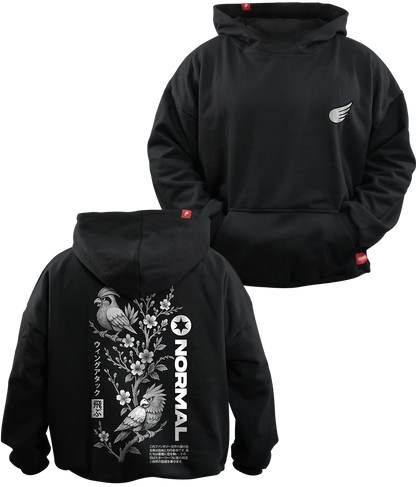 Hoodie Pidgeotto y Spearow Susurros del viento - Oversize Unisex