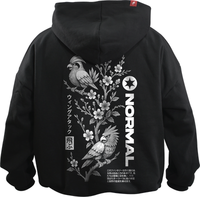 Hoodie Pidgeotto y Spearow Susurros del viento - Oversize Unisex