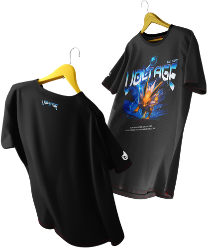 Polera Jolteon Voltage – Oversized Long Fit Unisex
