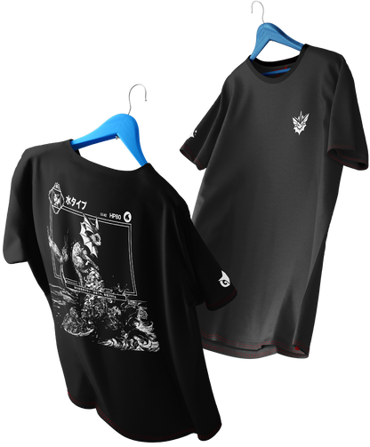 Polera Vaporeon Achurado – Oversized Long Fit Unisex