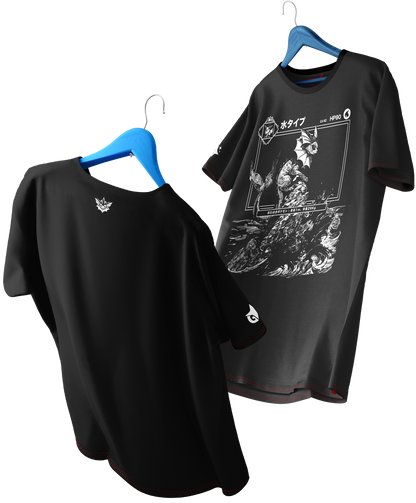 Polera Vaporeon Achurado – Oversized Long Fit Unisex