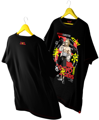 Polera Manjiro Sano - Tokyo Revengers Oversized Long Fit Unisex
