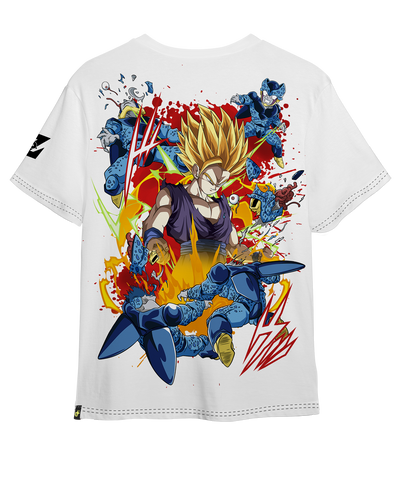 Polera Full Art Son Gohan - Dragon Ball Z - Oversized Long Fit Unisex