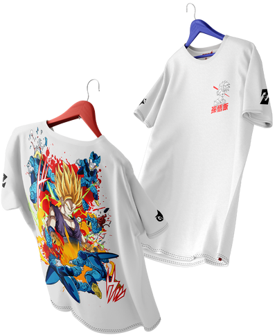 Polera Full Art Son Gohan - Dragon Ball Z - Oversized Long Fit Unisex
