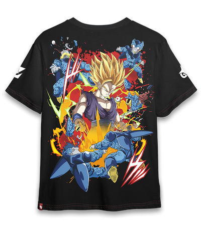 Polera Full Art Son Gohan - Dragon Ball Z - Oversized Long Fit Unisex