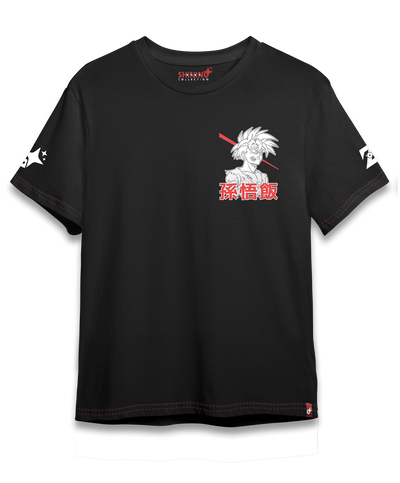Polera Full Art Son Gohan - Dragon Ball Z - Oversized Long Fit Unisex