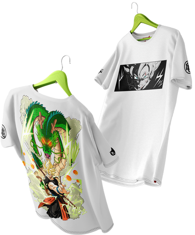 Polera Full Art Son Goku - Dragon Ball - Oversized Long Fit Unisex