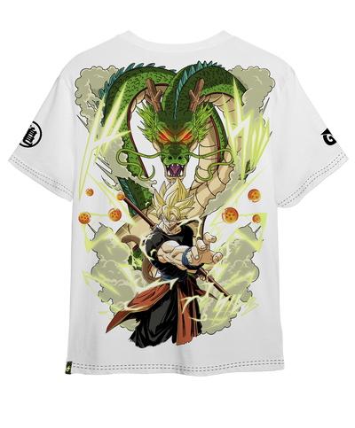 Polera Full Art Son Goku - Dragon Ball - Oversized Long Fit Unisex