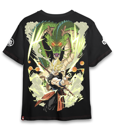 Polera Full Art Son Goku - Dragon Ball - Oversized Long Fit Unisex