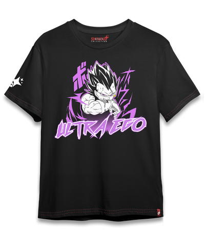 Polera Full Art Vegeta Ultra Ego - Dragon Ball - Oversized Long Fit Unisex