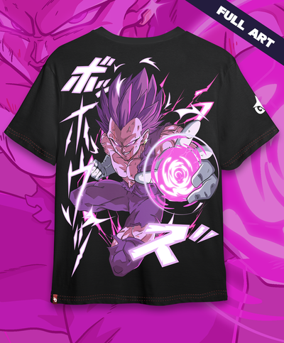 Polera Full Art Vegeta Ultra Ego - Dragon Ball - Oversized Long Fit Unisex