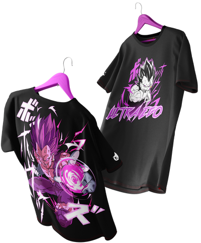 Polera Full Art Vegeta Ultra Ego - Dragon Ball - Oversized Long Fit Unisex