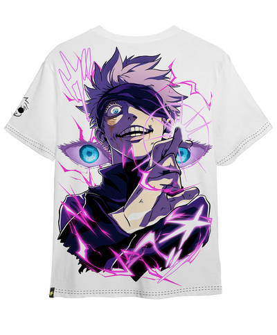 Polera Full Art Satoru Gojo - Jujutsu Kaisen - Oversized Long Fit Unisex