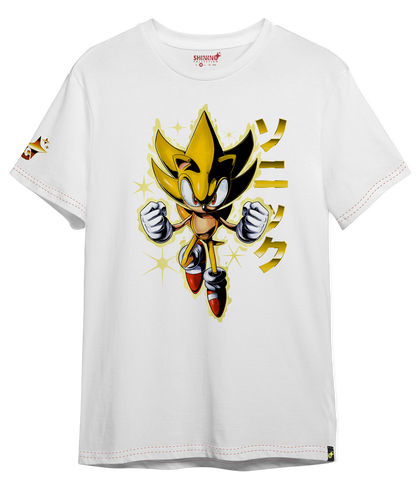 Polera Super Sonic Speedster Oversized Long Fit Unisex