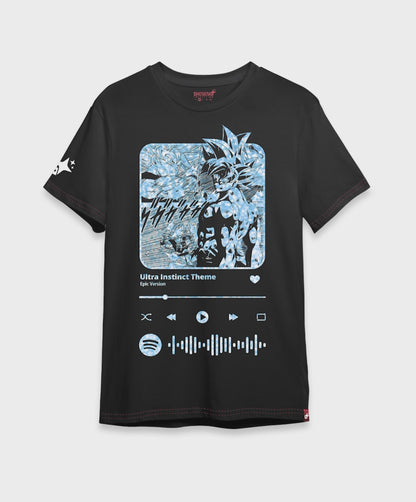 Polera Spotify - Goku Ultra Instinto Oversized Long Fit Unisex