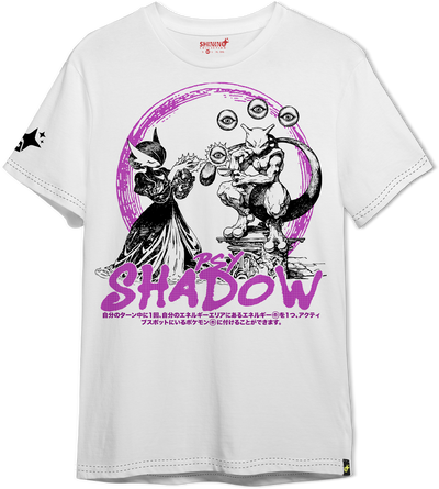 Polera Psy Shadow | Mewtwo y Gardevoir | Pokemon Oversized Long Fit Unisex