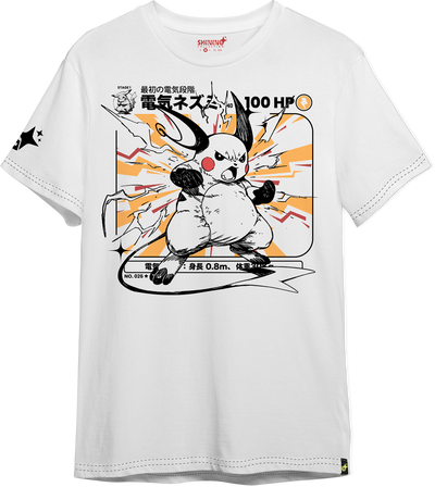 Polera Raichu Achurado Oversized Long Fit Unisex